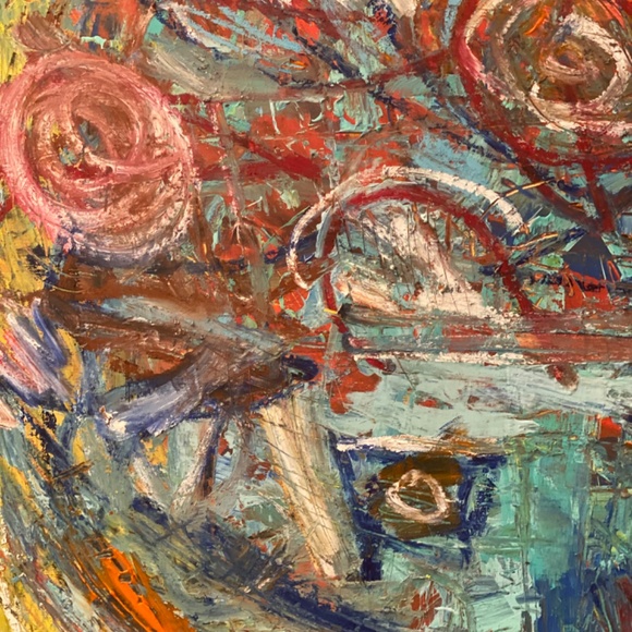 Original painting on wood byDorotaKormienko 24x30x2 deep - Picture 11 of 13